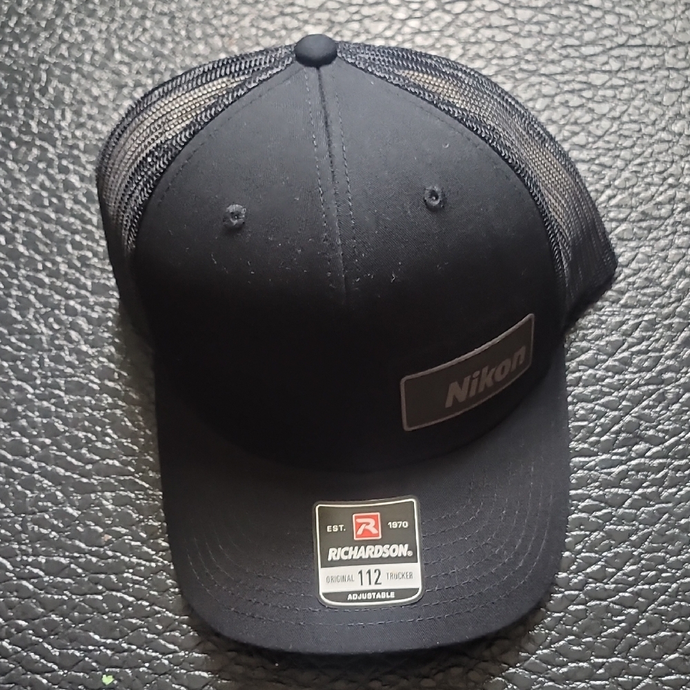 Nikon Black Mesh Trucker Cap Hat